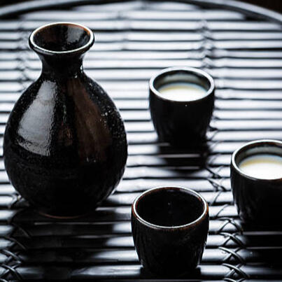 Sake Served hot or cold.